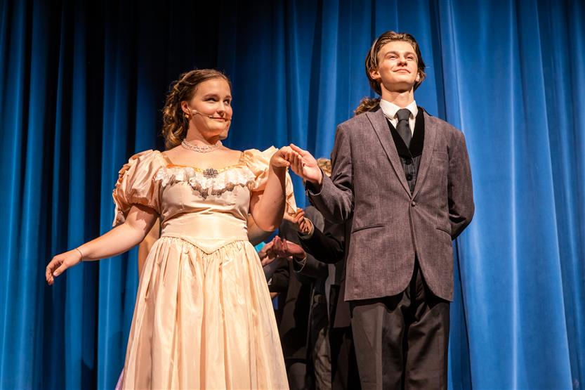 Two Brentwood High actors perform onstage